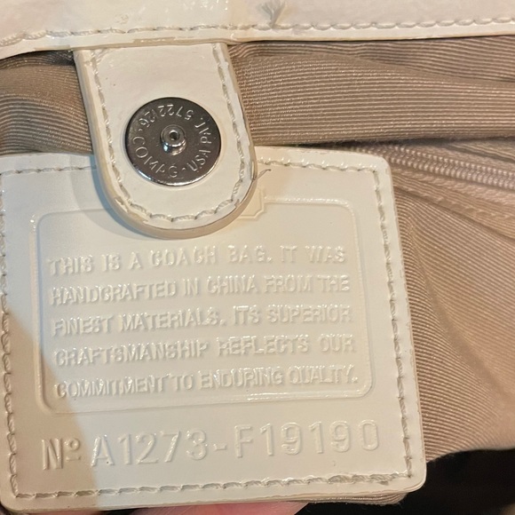 Coach signature strap kiss-locked frame Satchel - Picture 6 of 11